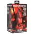 Creature Cocks Hell Kiss - vriden silikon­dildo - 19 cm (röd)