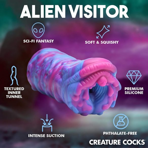 Creature Cocks Cyclone - masturbator alien silikon lila/rosa