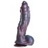 Hydra silikon dildo - 27 cm (lila)