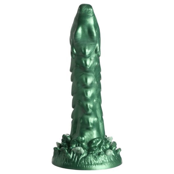 Creature Cocks - dildo med ådror - silikon - grön