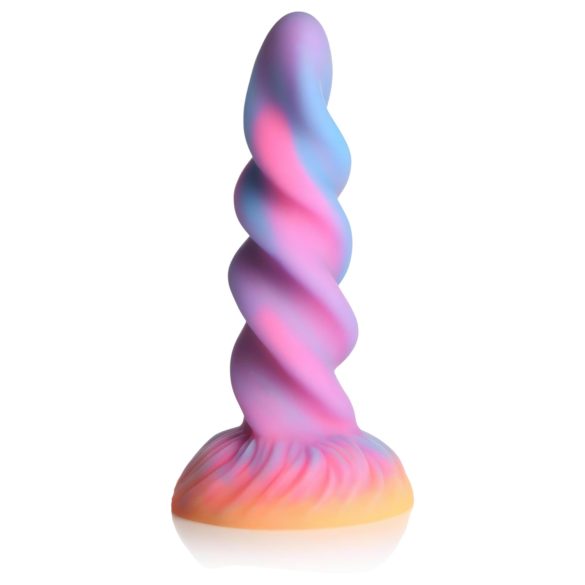Creature Cocks Moon Rider - lysande enhörningsdildo (lila-rosa)