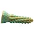 Creature Cocks Stegosaurus - silikon dildo - 20 cm (grön)