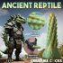 Creature Cocks Stegosaurus - silikon dildo - 20 cm (grön)