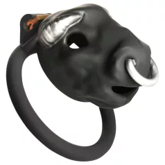 Master Series Bull - penisbur i tjurhuvuddesign (svart)
