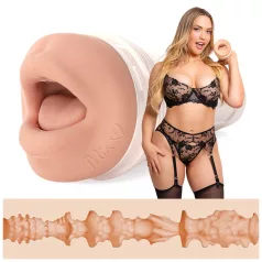   Fleshlight Mia Malkova - realistisk oralmasturbator - naturfärg