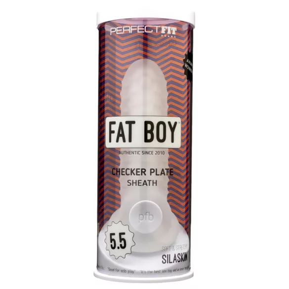 Perfect Fit - Fat Boy Checker Box - penishylsa (15 cm, vit)