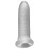 Fat Boy Micro Ribbed - penismanteln 15cm - vit