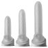 Fat Boy Micro Ribbed - penismanteln 15cm - vit