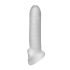 Fat Boy Micro Ribbed - penismantel (17 cm) - vit
