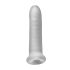 Fat Boy Micro Ribbed - penismantel (17 cm) - vit