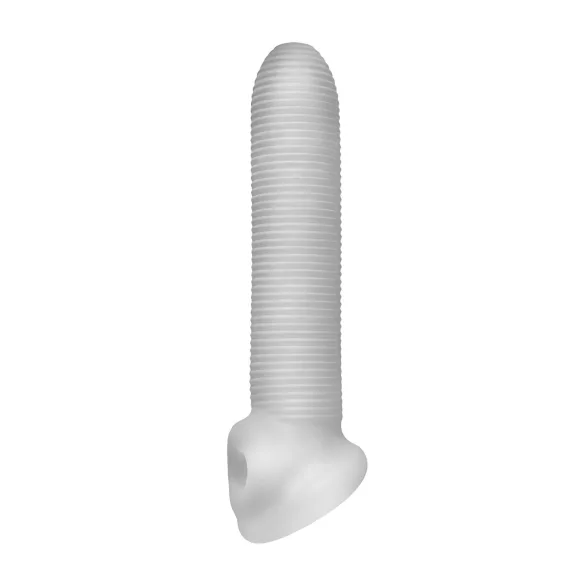 Perfect Fit - Fat Boy Micro Ribbed - penishylsa (19 cm, vit)