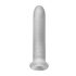 Fat Boy Micro Ribbed - penishölje (19 cm) - vit