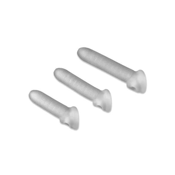 Perfect Fit - Fat Boy Micro Ribbed - penishylsa (19 cm, vit)