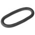 Perfekt Passform Ultra Wrap - svart tjock penisring (30cm)