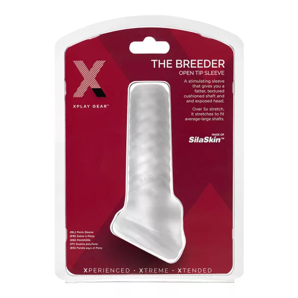 Perfect Fit Breeder - öppen penishylsa - vit