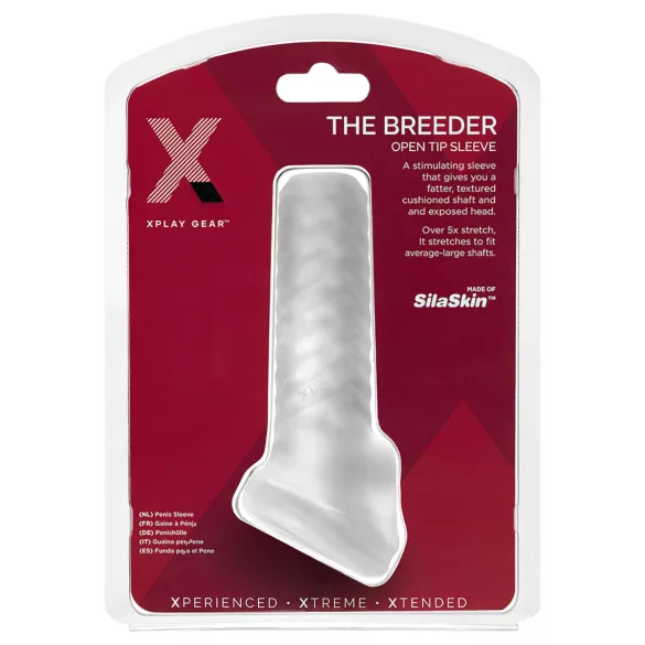Perfect Fit Breeder - öppen penishylsa - vit