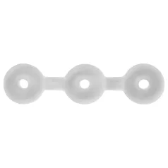 Perfect Fit Triple - penisring set - 3-pack - vit