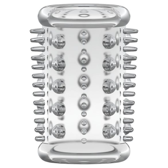 Stay Hard - penisring med små noppor - transparent