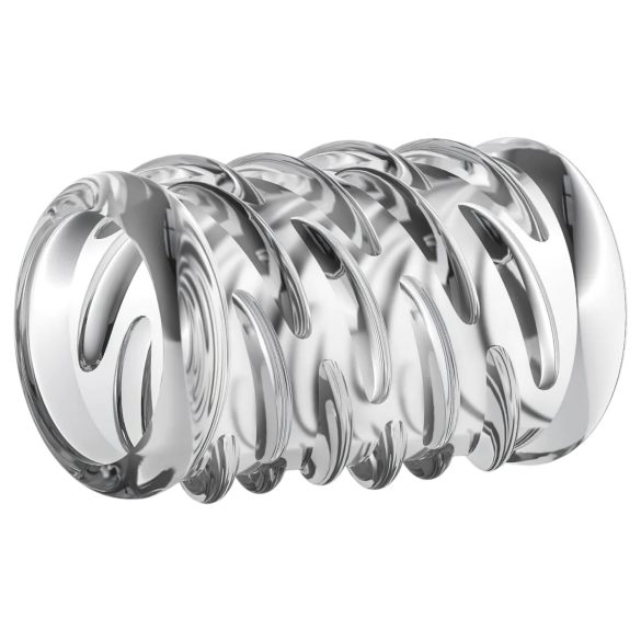 Stay Hard - penismanschett - mönstrad - transparent