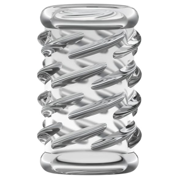 Stay Hard - penismanschett - mönstrad - transparent