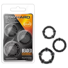 Stay Hard - penisring set - svart