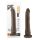 Dr. Skin 8,5 - realistisk sugkoppsdildo - brun (20,5 cm)
