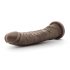 Dr. Skin 8,5 - realistisk sugkoppsdildo - brun (20,5 cm)