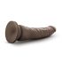 Dr. Skin 8,5 - realistisk sugkoppsdildo - brun (20,5 cm)
