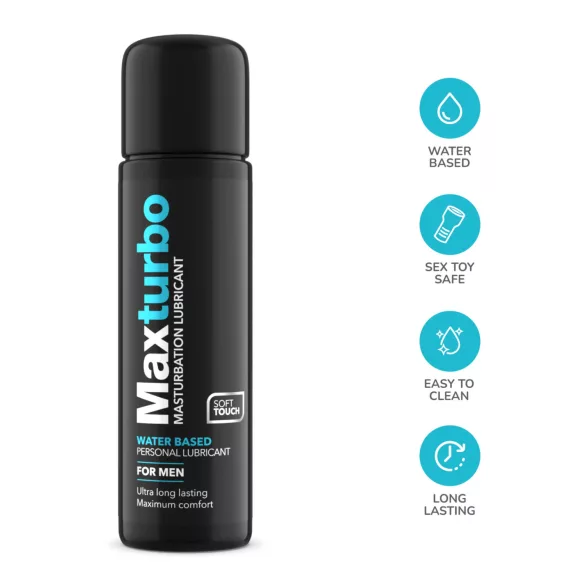 Intimateline MaxTurbo - vattenbaserat glidmedel för män (100 ml)