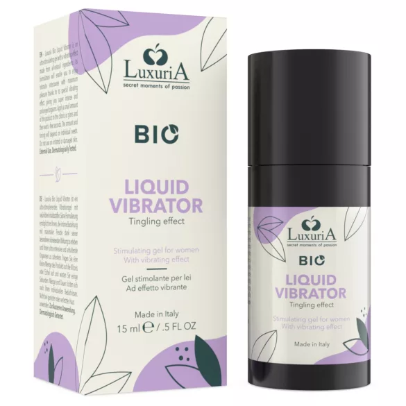Intimateline Luxuria BIO - flytande vibratorgel för kvinnor (15 ml)