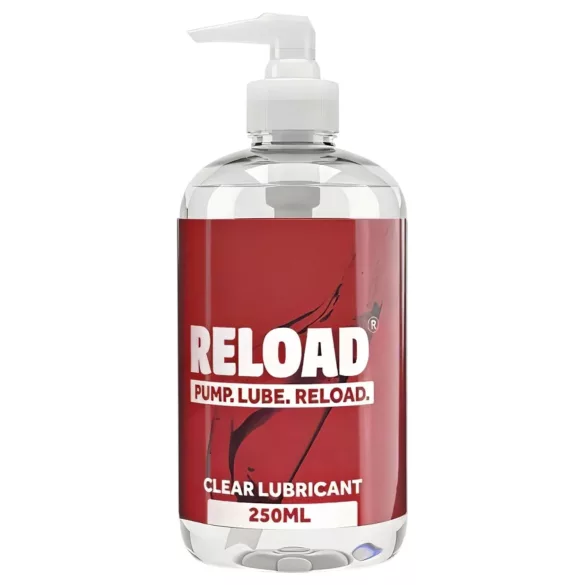 Reload - genomskinligt vattenbaserat glidmedel i pumpflaska (250 ml)