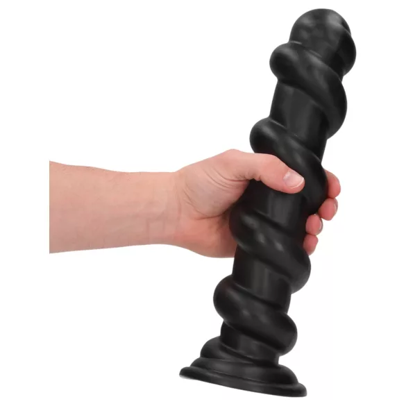 Ouch! Hole Driller - jätteanalplugg (svart) - 31,5 cm