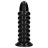 Ouch! Spiral Force - vriden analplug (svart) - 23,5 cm