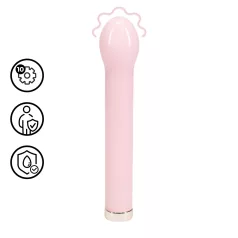 Loveline - glasvibrator med kulformat huvud (rosa)