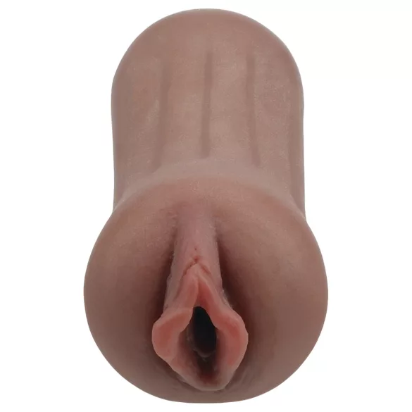 XKIN Beauty Queen Lulu - realistisk onanidocka/fickfitta (mörk natur)