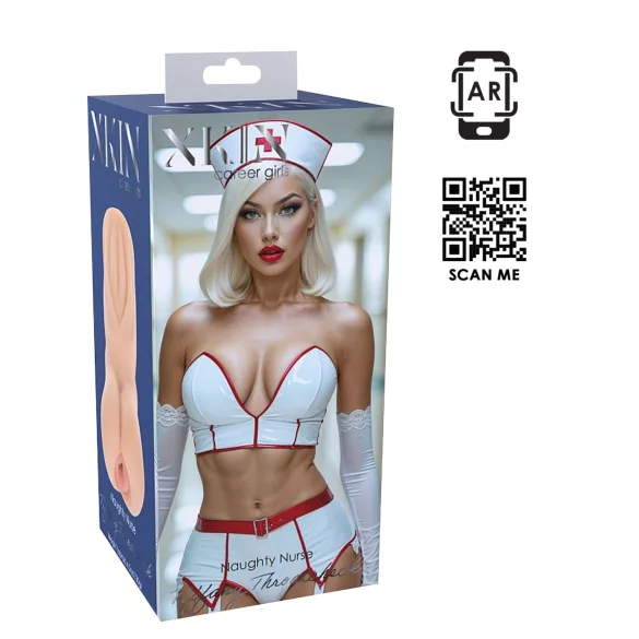 XKIN Tiffany Throatcheck - realistisk konstgjord vagina-masturbator (naturfärg)