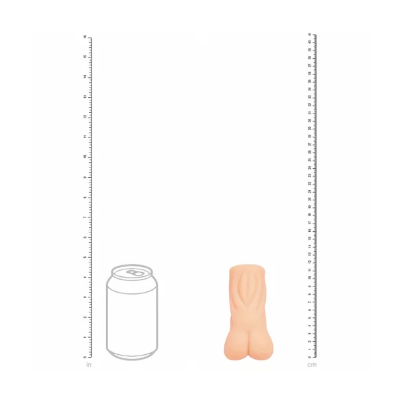 XKIN Tiffany Throatcheck - realistisk konstgjord vagina-masturbator (naturfärg)