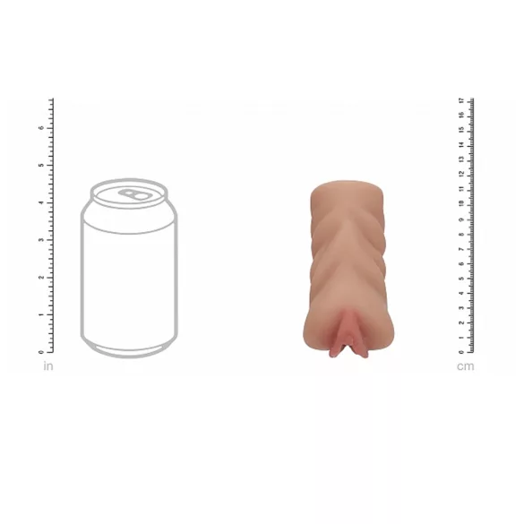 XKIN Honey Celeste - realistisk konstgjord vagina‑masturbator (naturell)