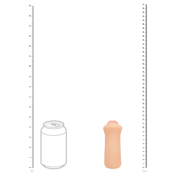 XKIN - verklighetstrogen konstgjord mun‑masturbator - S (naturlig)