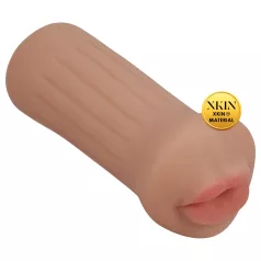 XKIN - konstgjord mun onaniprodukt - S (mörk natur)