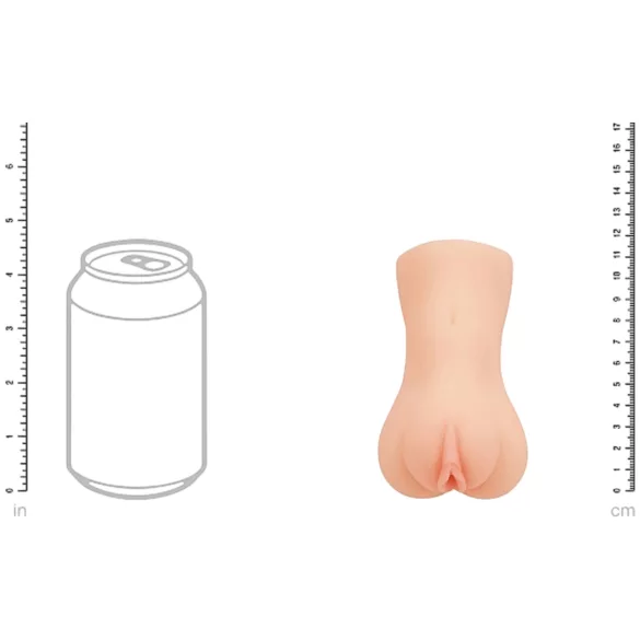 XKIN MRS Cummings - verklighetstrogen konstgjord vagina‑masturbator (naturell)