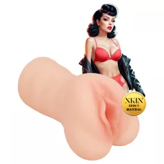   XKIN Greaser Girl Misty - realistisk lösvagina masturbator (naturfärg)