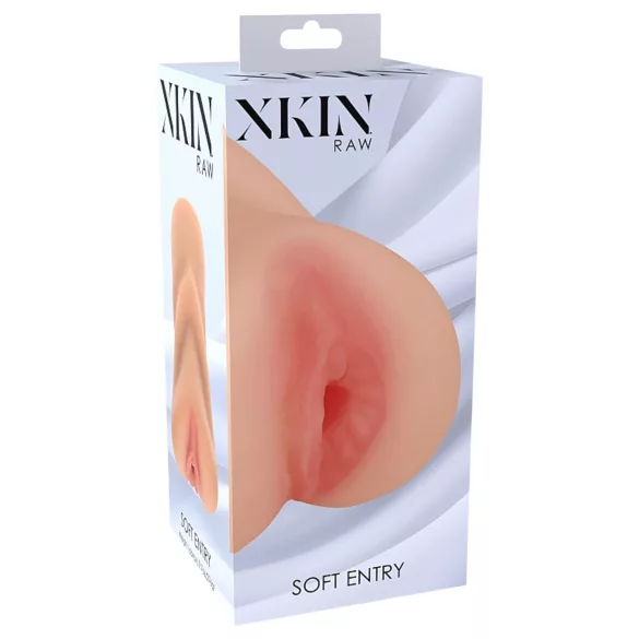 XKIN - verklighetstrogen konstgjord vagina‑masturbator - M (natur)