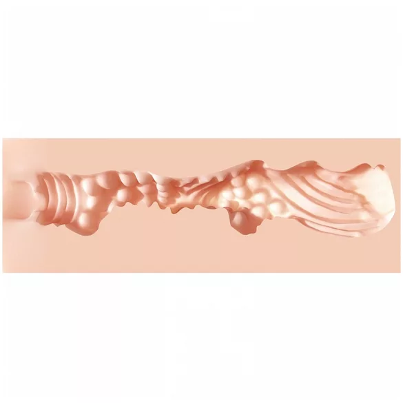 XKIN - verklighetstrogen konstgjord vagina‑masturbator - M (natur)