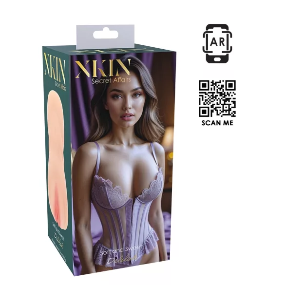 XKIN Sweet Delilah - realistisk konstgjord vagina-masturbator (naturell)