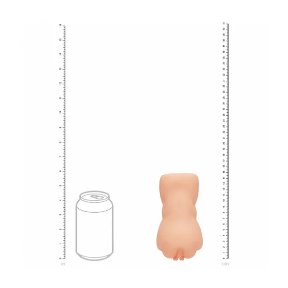 XKIN Sweet Delilah - realistisk konstgjord vagina-masturbator (naturell)