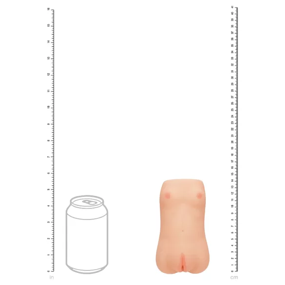 XKIN - verklighetstrogen konstgjord fitta masturbator - L (naturell)