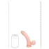 RealRock - realistisk vibrator med dubbel densitet (hudfärgad) - 15 cm