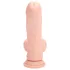 RealRock - realistisk vibrator med dubbel densitet (hudfärgad) - 15 cm