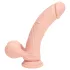 RealRock - realistisk vibrator med dubbel densitet (hudfärgad) - 15 cm